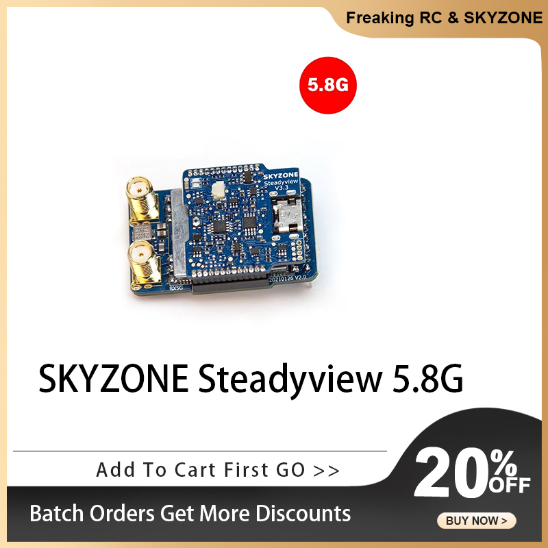 Skyzone Steadyview X Receiver Module - Odbiornik SKYZONE SteadyView V3.3 5.8GHz -