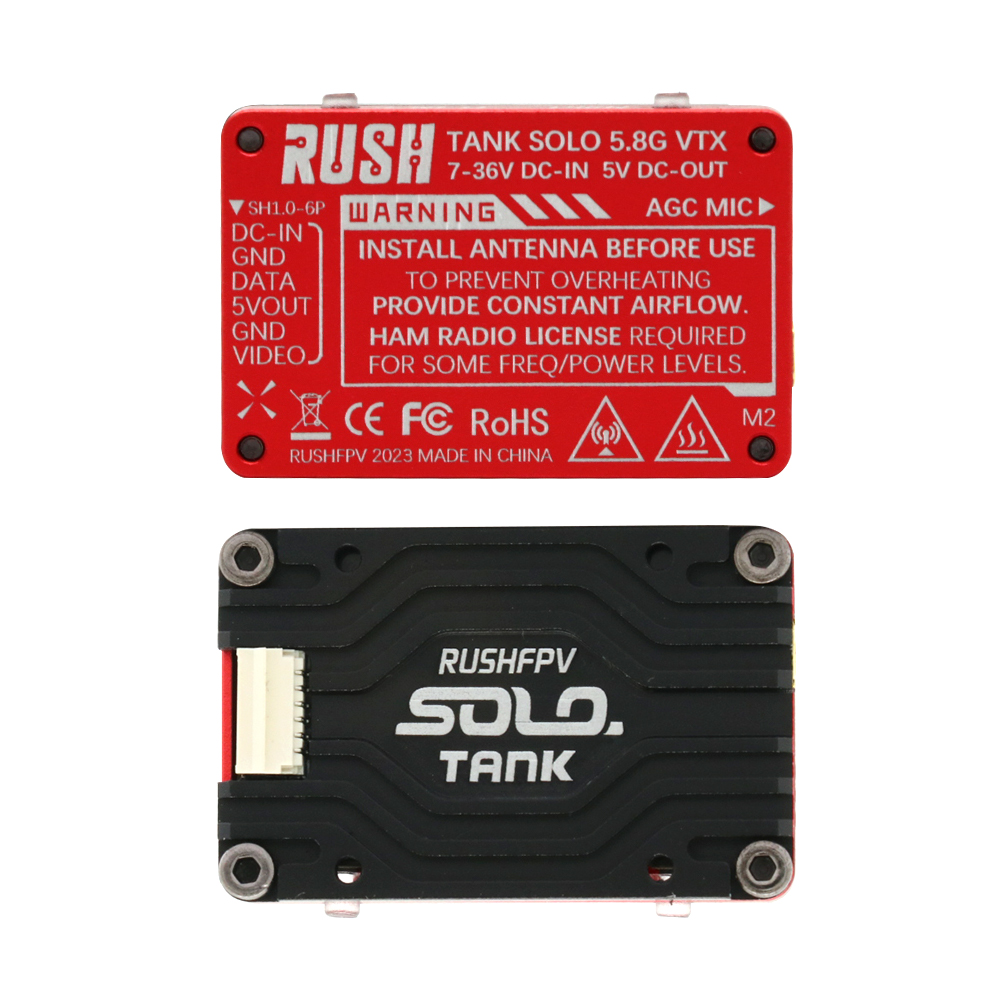 RUSH Solo Tank 5.8G VTX Nadajn – Foxeer Reaper Extreme 2.5W Vtx recenzja i cena